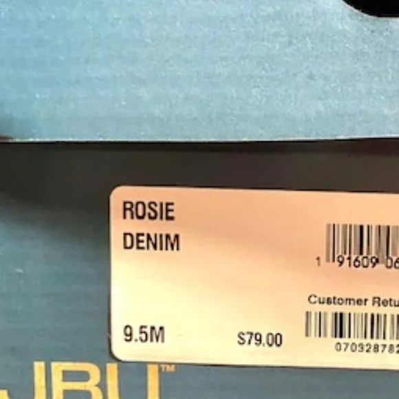 JBU By Jambu Blue Denim Wildflower Mary Jane Shoes - Size 9.5 - Picture 11 of 12